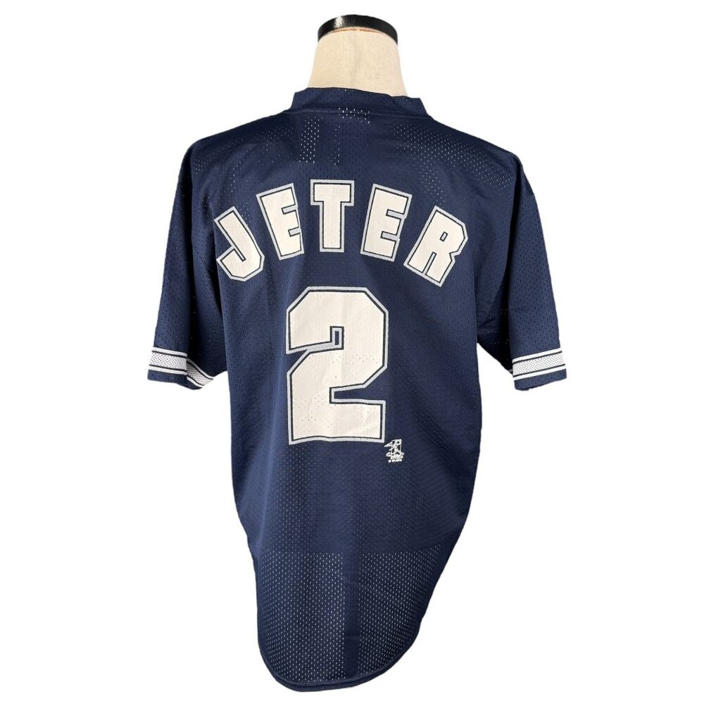 Vintage Yankees Derek Jeter #2 Authentic Dynasty Baseball Jersey 2002 Large NWT